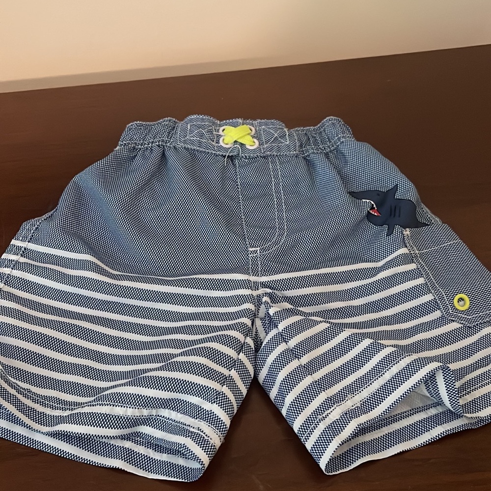 Swim trunks with shark